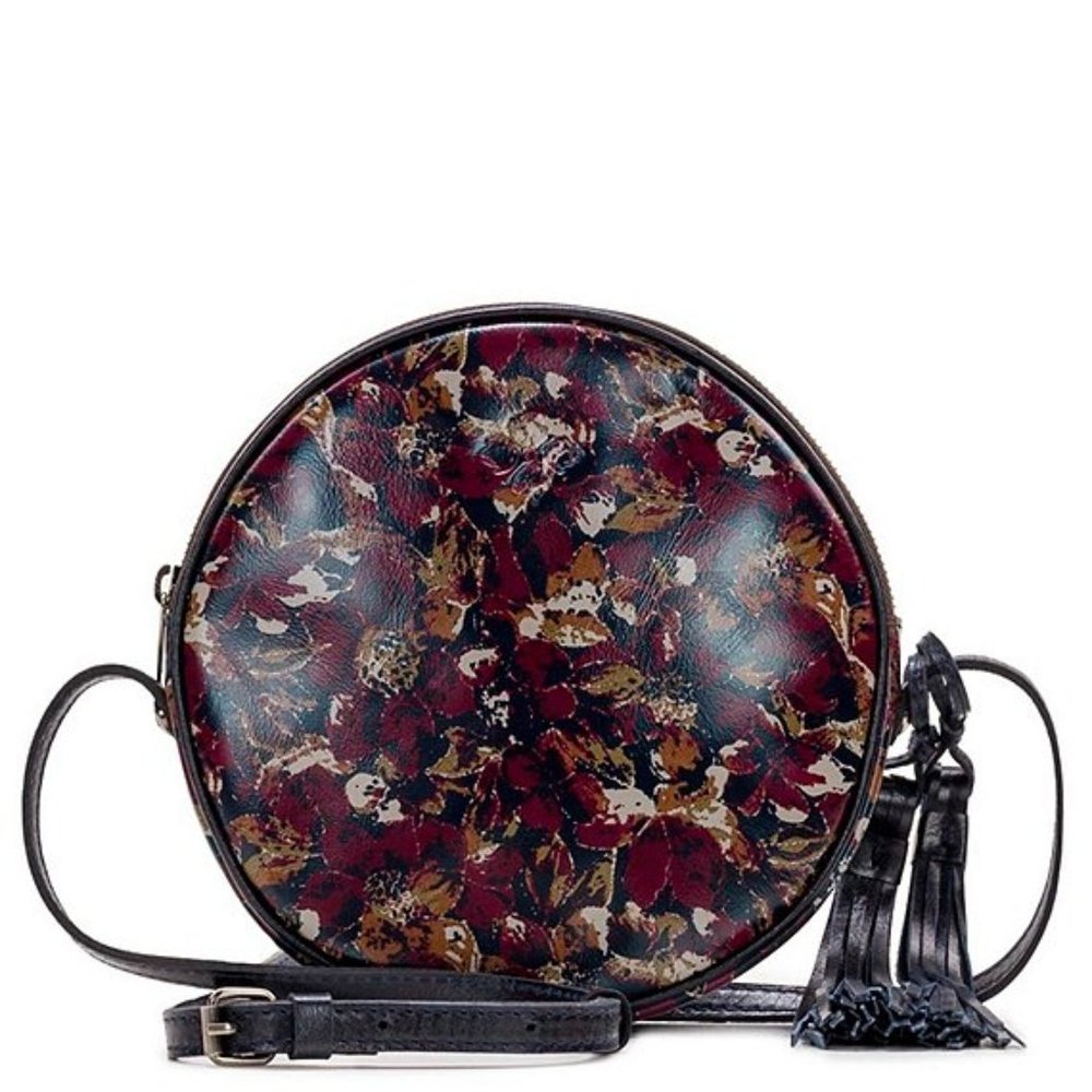 Patricia Nash Scarlet Bloom Scafati Round Bag